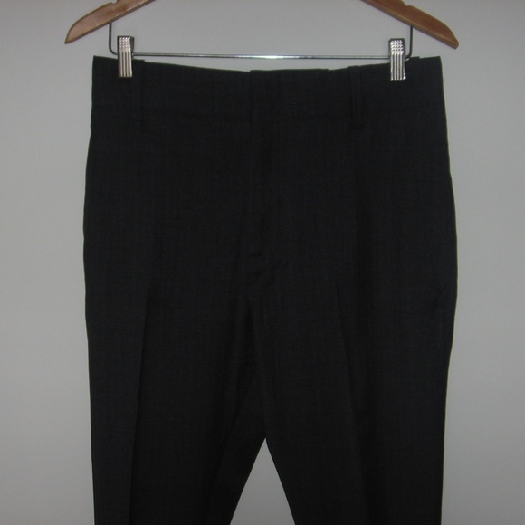 ISABEL MARANT ETOILE Gray Checked Wool Pants "38" - Picture 2 of 7